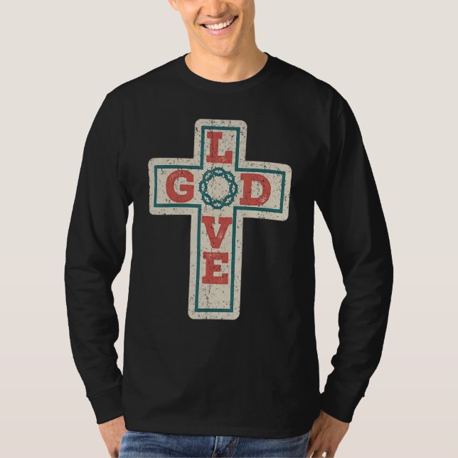 Camiseta Vintage Christian Cross (Anverso)
