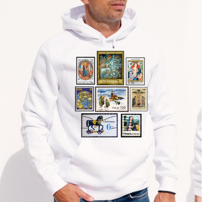 Camiseta Vintage Christmas Postage Stamp  (Subido por el creador)