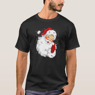 Camiseta Vintage Christmas Retro Santa Claus Saint Nick Fat