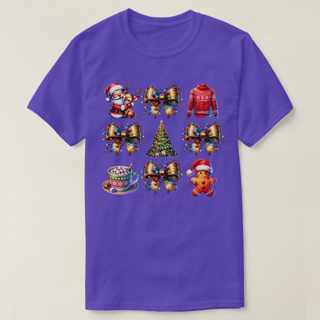 Camiseta Vintage Christmas TShirt (Diseño del anverso)