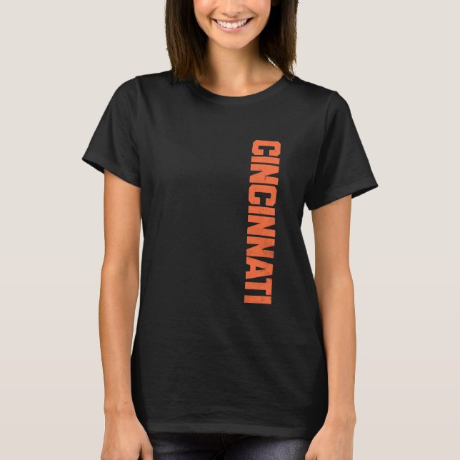 Camiseta Vintage Cincinnati USA Hometown City Varsity Cinci (Anverso)