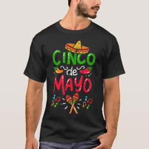Camiseta Vintage Cinco De Mayo México