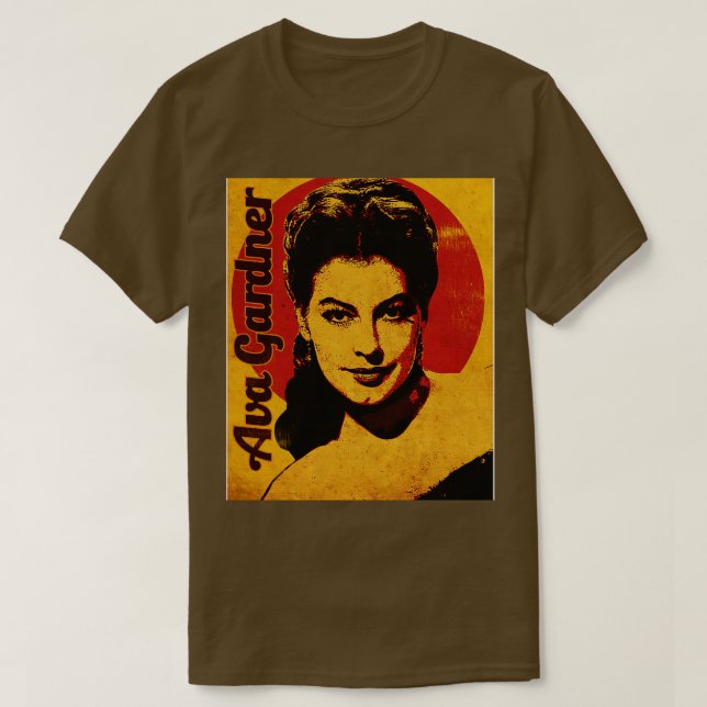 Camiseta Vintage Cinema Ava Gardner (Diseño del anverso)