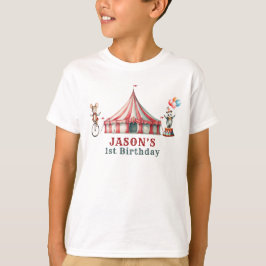 Camiseta Vintage Circus Carnival Birday
