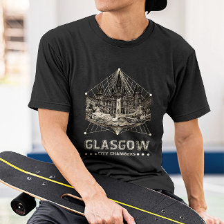 Camiseta Vintage City Chambers Mens Basic