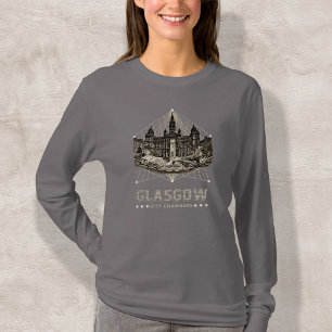 Camiseta Vintage City Chambers Womens Long Sleeve