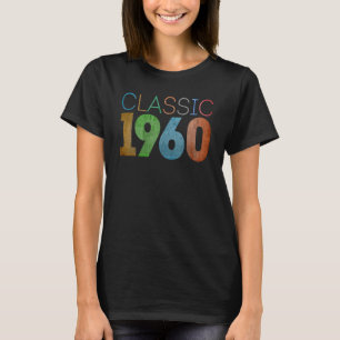 Camiseta Vintage Clásico De 1960 Para Hombres De 62 Años Bd
