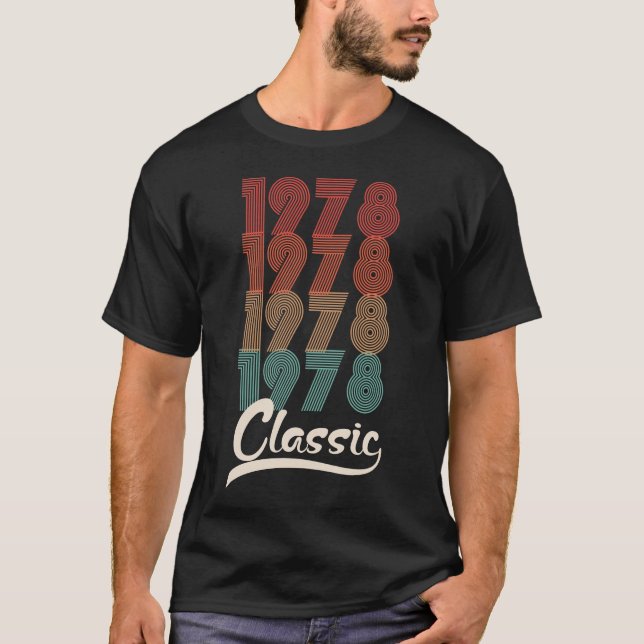 Camiseta Vintage clásico de 1978 (Anverso)