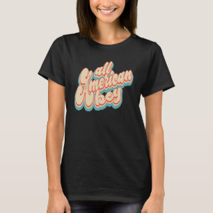 Camiseta Vintage Classic All American Boy 4 de julio