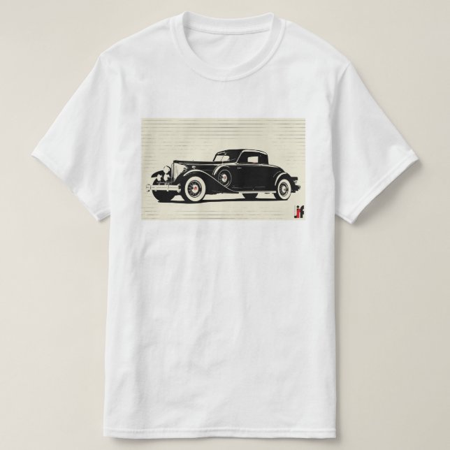 Camiseta vintage classic car (Diseño del anverso)