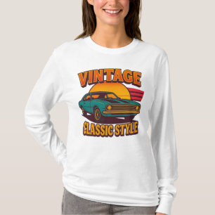 Camiseta Vintage Classic Car women