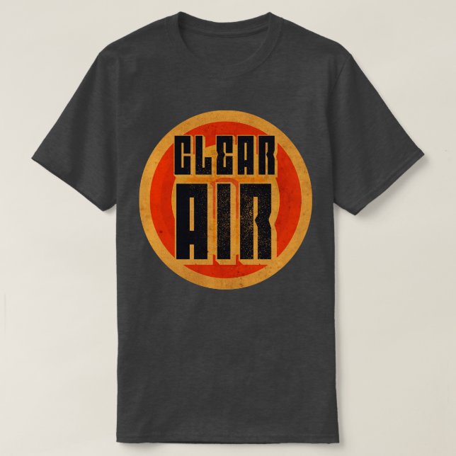 Camiseta Vintage Clear Air (Diseño del anverso)