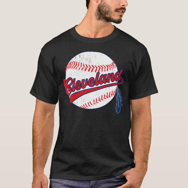 Camiseta Vintage Cleveland Baseball (Anverso)
