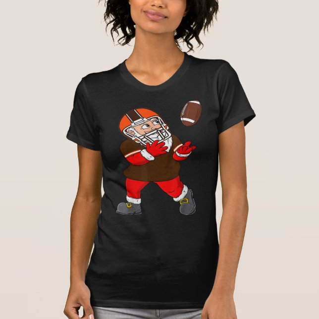 Camiseta Vintage Cleveland Navidades Santa Claus (Anverso)