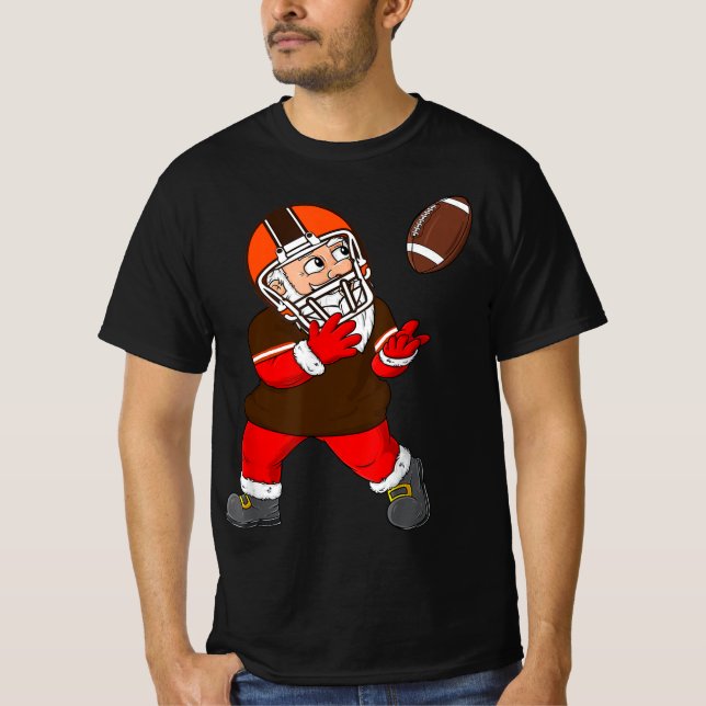 Camiseta Vintage Cleveland Navidades Santa Claus (Anverso)