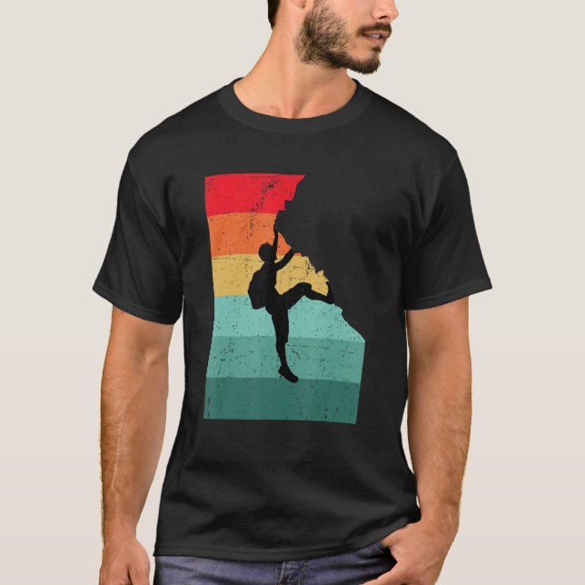 Camiseta Vintage Climbing The Mountain (Anverso)