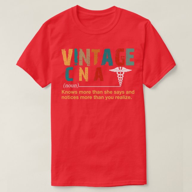 Camiseta Vintage CNA (Diseño del anverso)