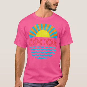 Camiseta Vintage Cocoa Beach Sun And Waves