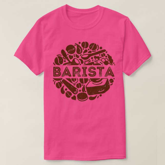 Camiseta Vintage Coffeemaker Barista (Diseño del anverso)