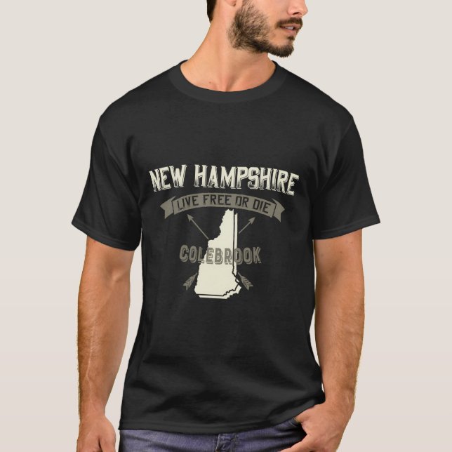 Camiseta Vintage Colebrook New Hampshire Product (Anverso)