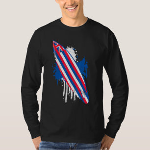 Camiseta Vintage con bandera hawaiana - Surf