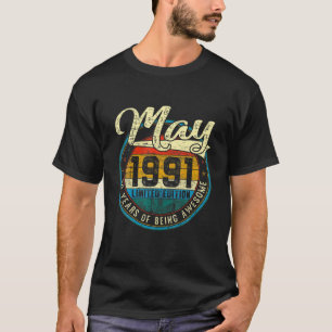 Camiseta Vintage con problemas Mayo 1991 30º Regalo De Cump