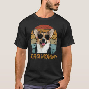 Camiseta Vintage Corgi Mommy Cute Dote Mascota Dueña Madres