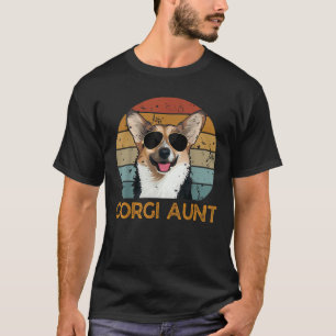 Camiseta Vintage Corgi Tía Graciosa Perro Mascota Dueña Mad