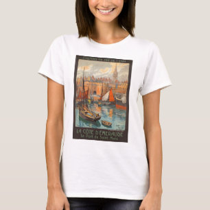 Camiseta Vintage Cote d'Emeraude Saint Malo