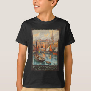 Camiseta Vintage Cote d'Emeraude Saint Malo