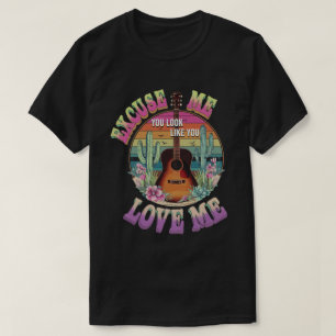 Camiseta Vintage Country Music Disculpe Me Parece A Usted