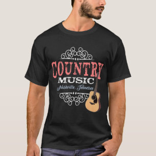 Camiseta Vintage Country Music Nashville T-Shirts