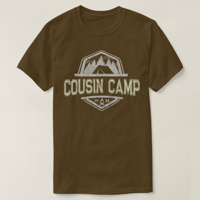 Camiseta Vintage COUSIN CAMP 2022 Abuela divertida Ree (Diseño del anverso)