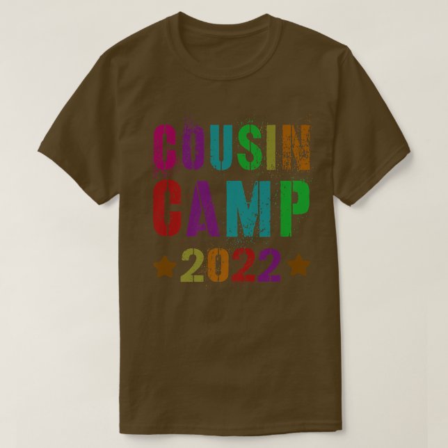 Camiseta Vintage COUSIN CAMP 2022 Abuela divertida Ree (Diseño del anverso)