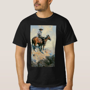 Camiseta Vintage Cowboy, Centinela de las Llanuras Por Dunt