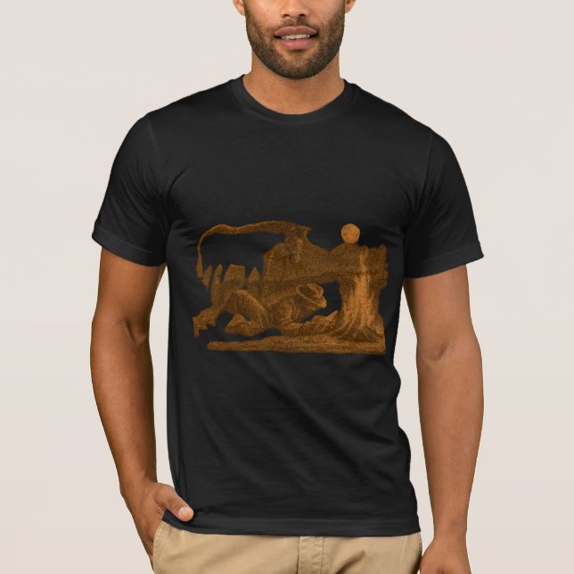 Camiseta Vintage Cowboy Silhouette Western Tee (Anverso)
