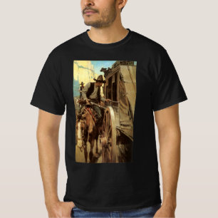Camiseta Vintage Cowboys, El bandido admirable por NC Wyeth