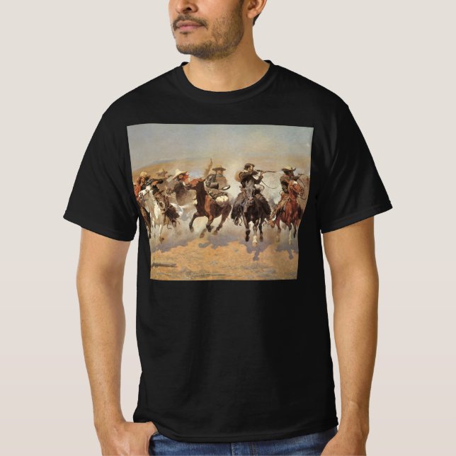 Camiseta Vintage Cowboys (Vaqueros vintage), un salto para  (Anverso)