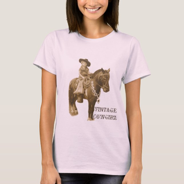 CAMISETA VINTAGE COWGIRL LADICE TOPE (Anverso)