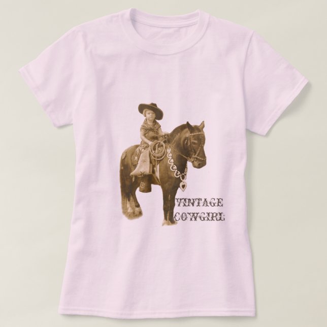 CAMISETA VINTAGE COWGIRL LADICE TOPE (Diseño del anverso)