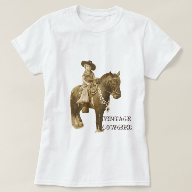 CAMISETA VINTAGE COWGIRL LADICE TOPE (Diseño del anverso)