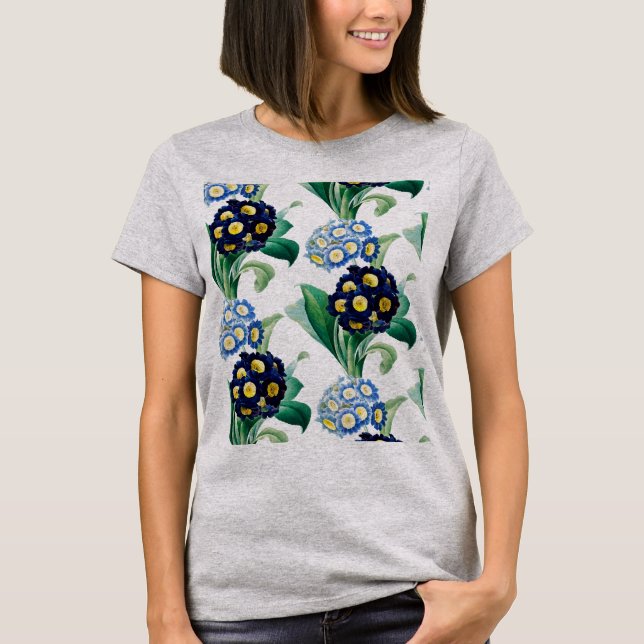 Camiseta Vintage Cowslim Primrose botanical (Anverso)
