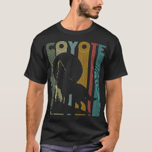 Camiseta Vintage Coyote Retro Coyote Mujeres Hombres Niños