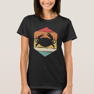 Camiseta Vintage Crab Cool and Fun Retro Graphic Ocean