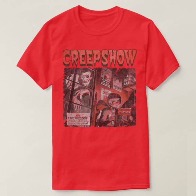 CAMISETA VINTAGE CREEPSHOW A VE (Diseño del anverso)