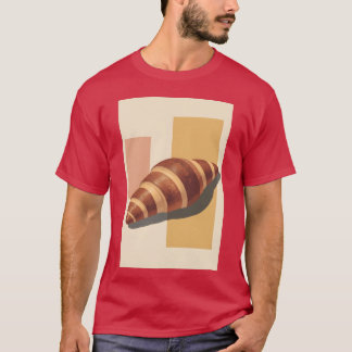 Camiseta Vintage Croissant Poster Retro Bakery Wall Art gif