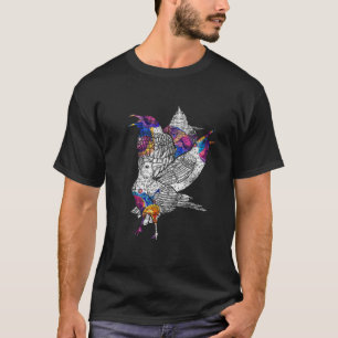 Camiseta Vintage Crow T Shirt