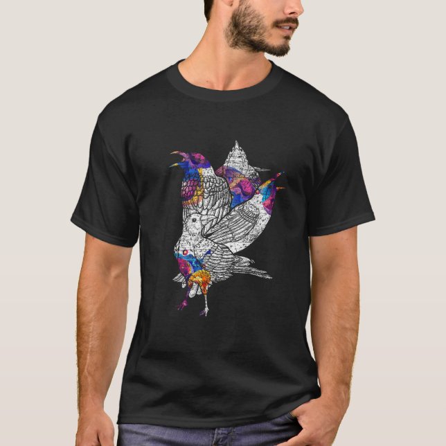 Camiseta Vintage Crow T Shirt (Anverso)