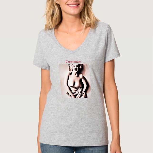 Camiseta Vintage Cute Blonde Thunder_Cove (Anverso)