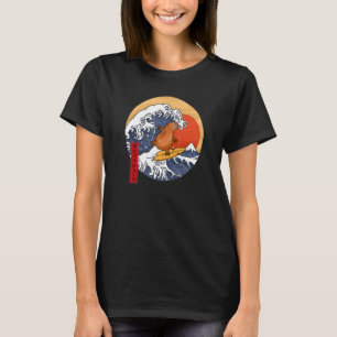 Camiseta Vintage Cute Capybara Navegando En El Gran Kanag D
